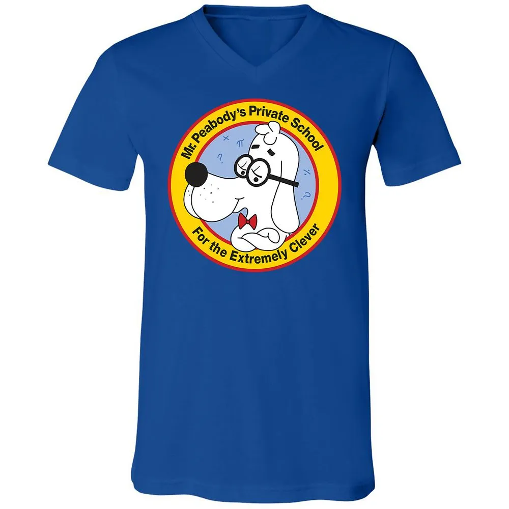 Unisex V-Neck T-Shirt - AHJYAQWW - True Royal - 4