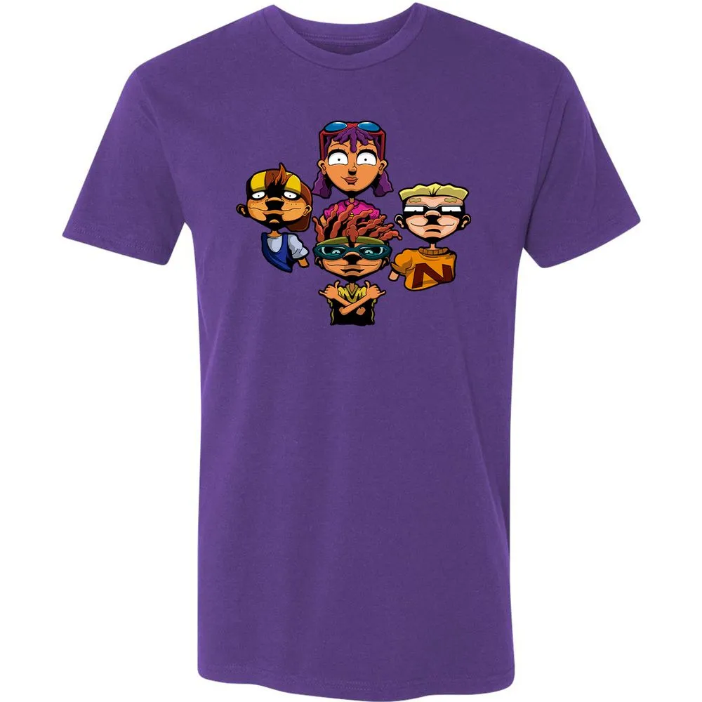Premium Unisex T-Shirt - ZLPEJZCZ - Purple Rush - 7