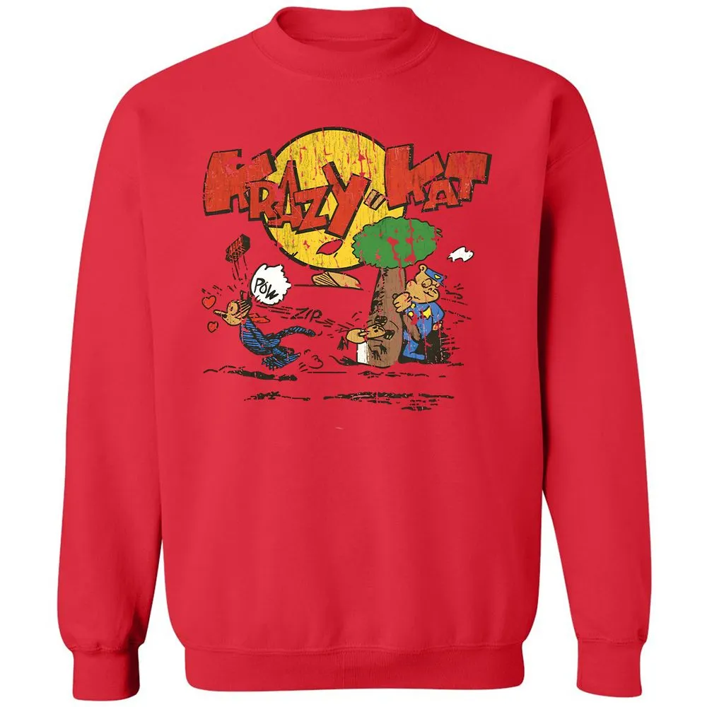 Classic Unisex Sweatshirt - JU5R8GJN - Red - 5