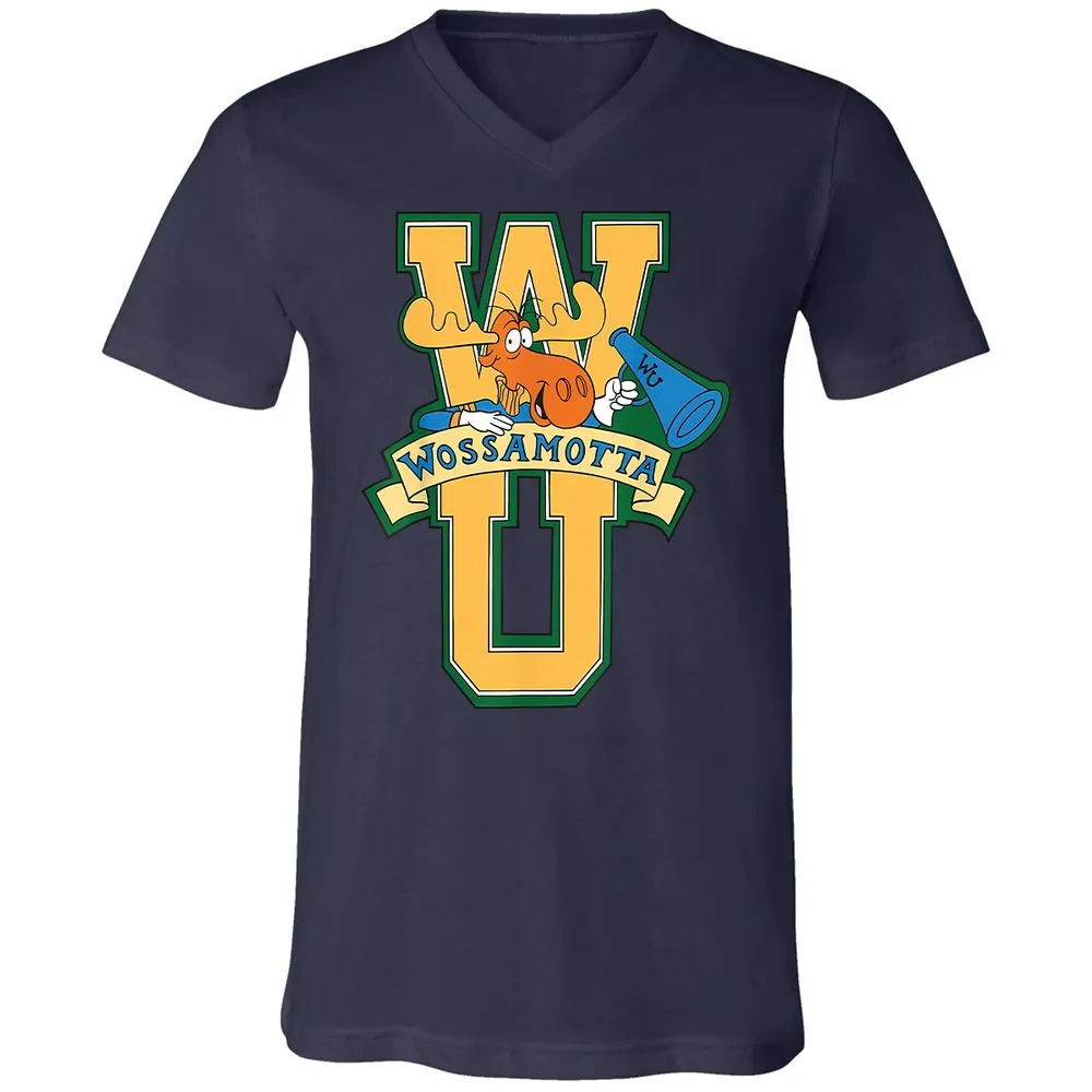 Unisex V-Neck T-Shirt - N2BN81FU - Navy - 9