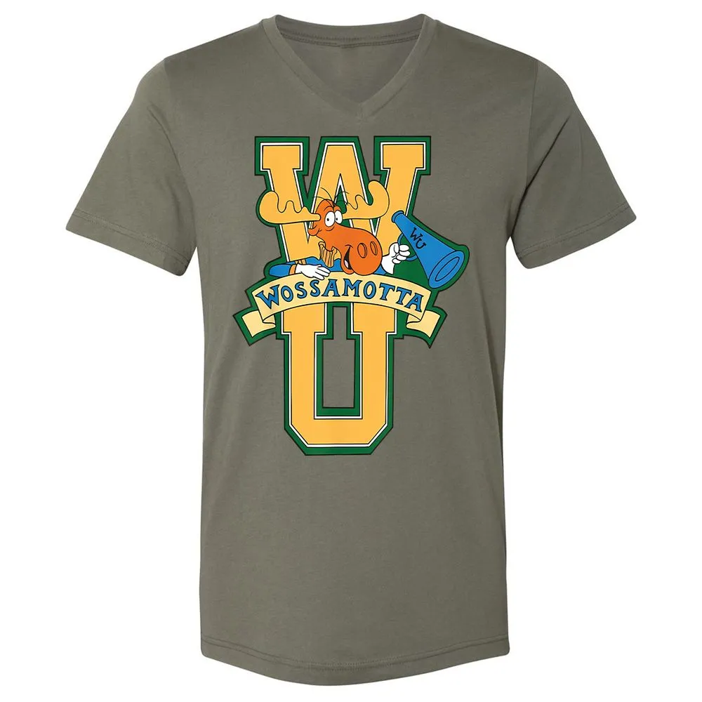 Unisex V-Neck T-Shirt - N2BN81FU - Military Green - 10