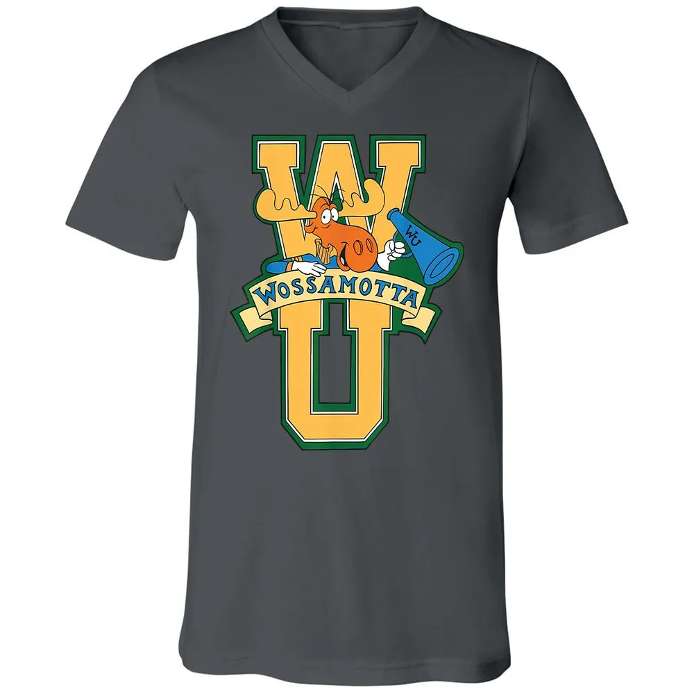 Unisex V-Neck T-Shirt - N2BN81FU - Asphalt - 12