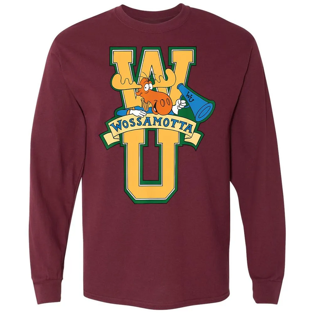 Long Sleeve T-Shirt - FVFEU5LA - Maroon - 11