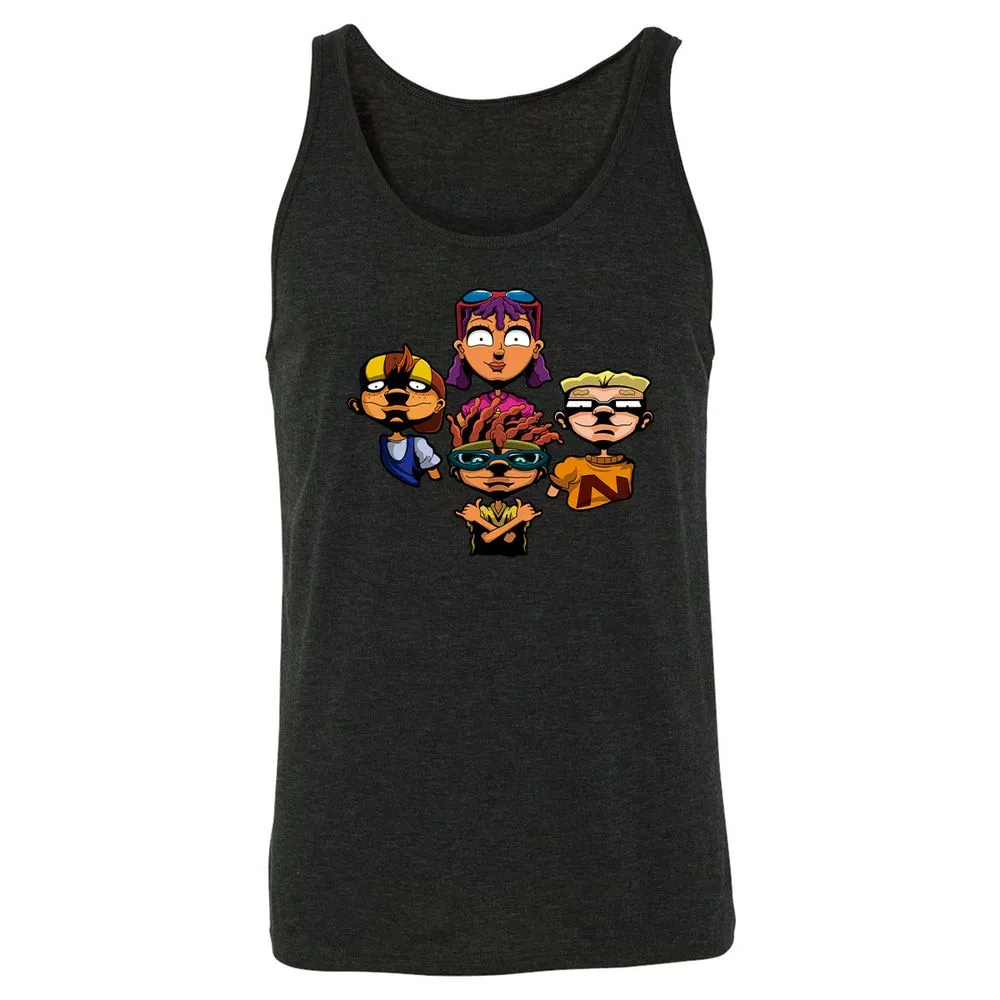 Unisex Jersey Tank - RZ32CSHS - Charcoal Black Triblend - 5