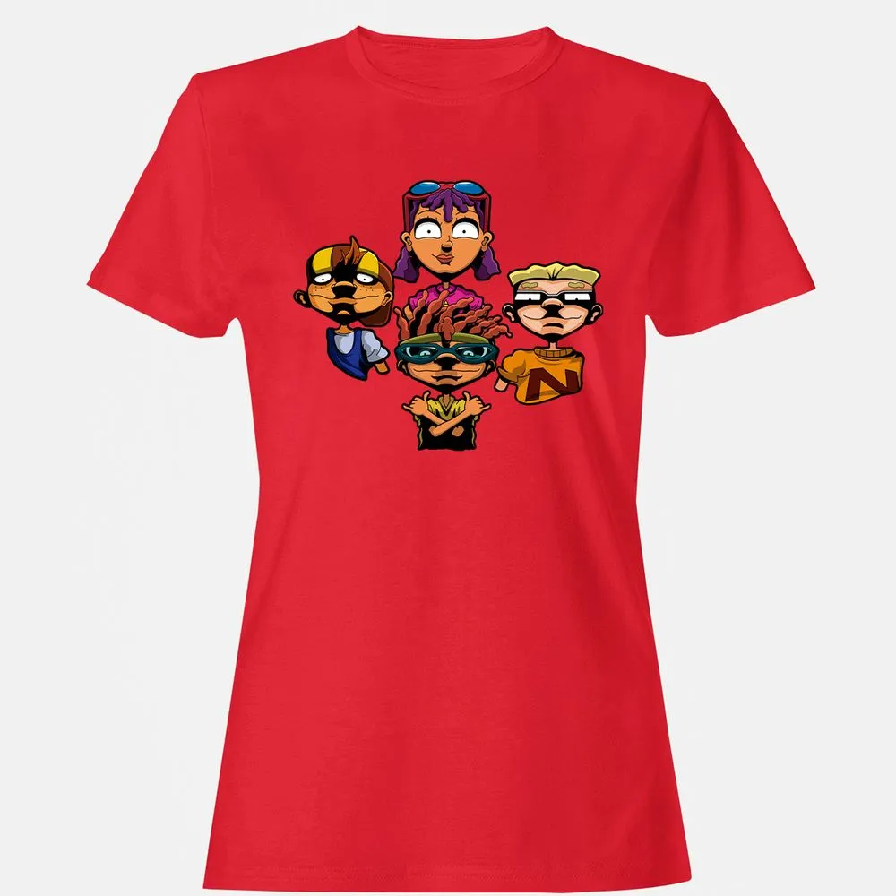 Women's T-Shirt - 6LV52FGY - Red - 13