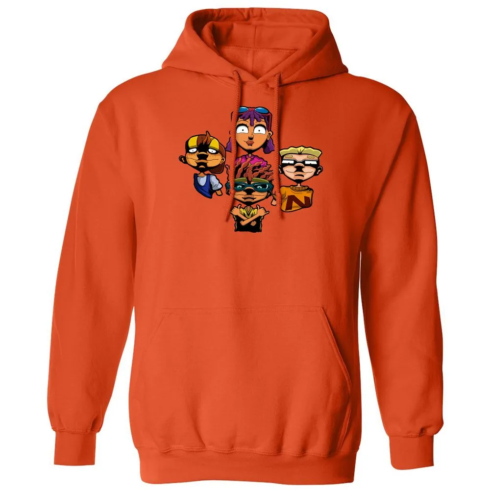Classic Unisex Hoodie - DJ27GZXF - Orange - 10