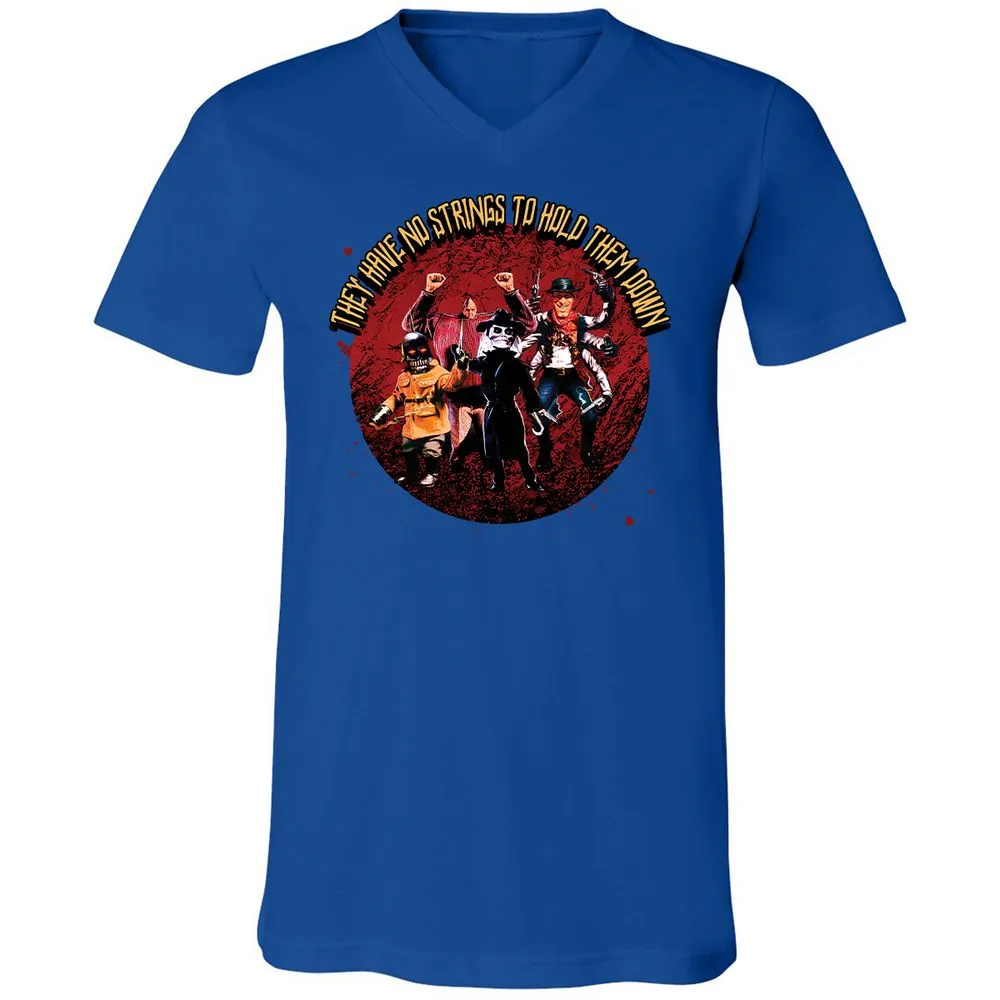 Unisex V-Neck T-Shirt - 3V26T4DZ - True Royal - 4