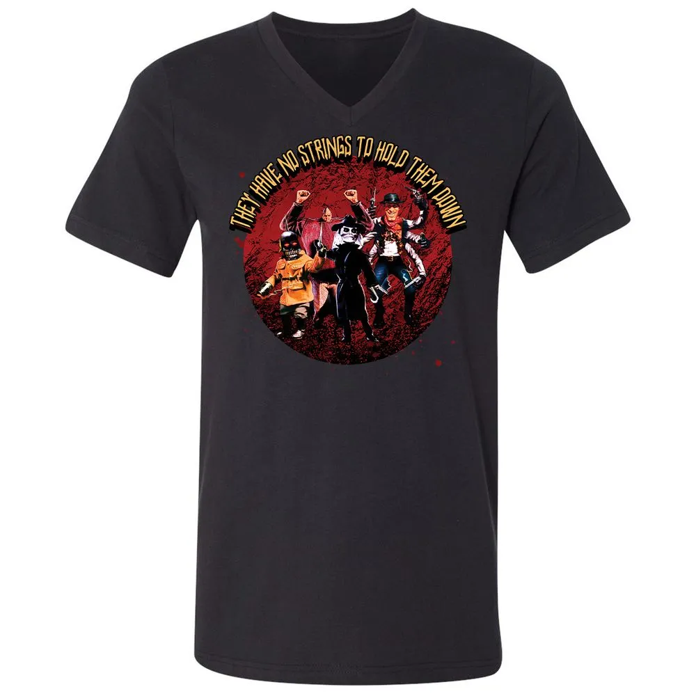 Unisex V-Neck T-Shirt - 3V26T4DZ - Black - 16