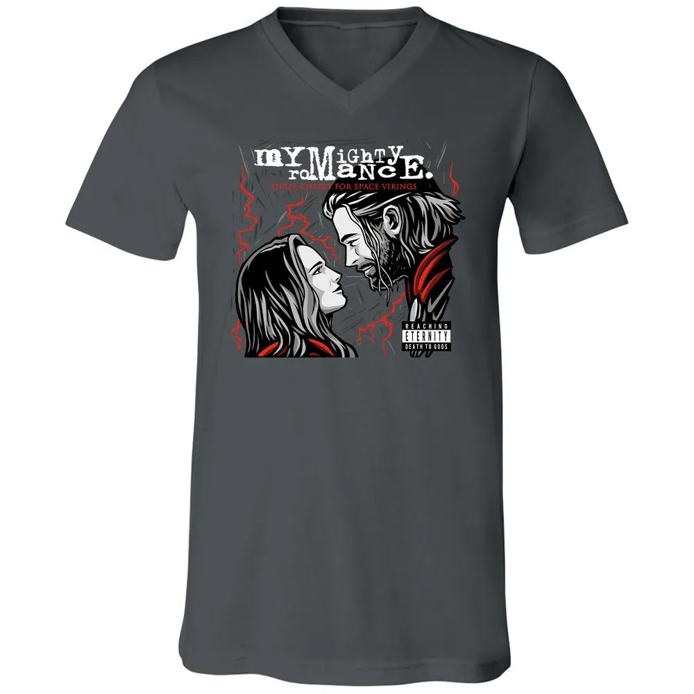Unisex V-Neck T-Shirt - 6XA4SUT5 - Asphalt - 12