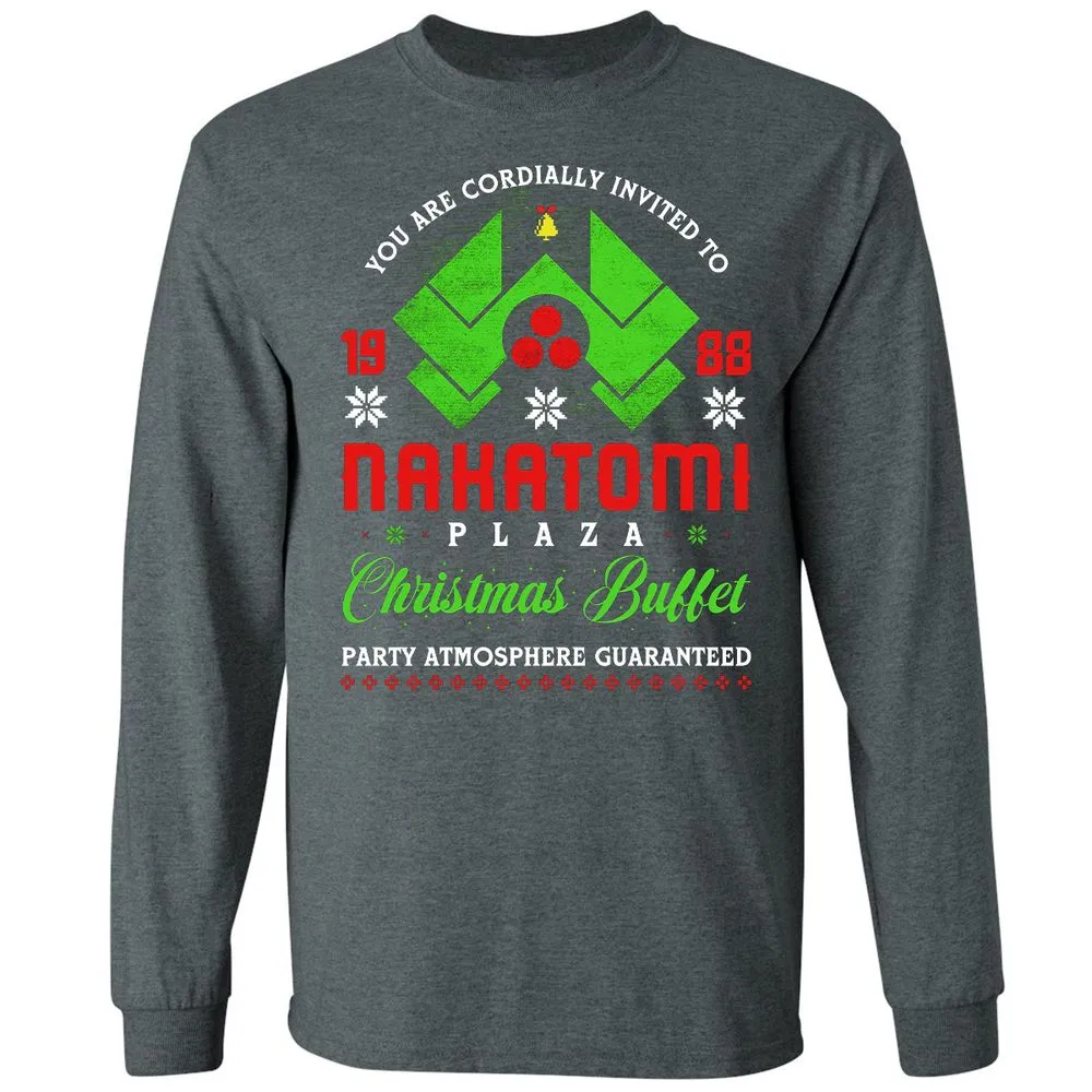 Long Sleeve T-Shirt - YQE7S38U - Dark Heather - 15