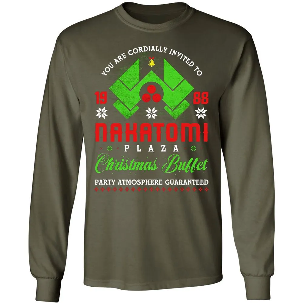 Long Sleeve T-Shirt - YQE7S38U - Military Green - 16