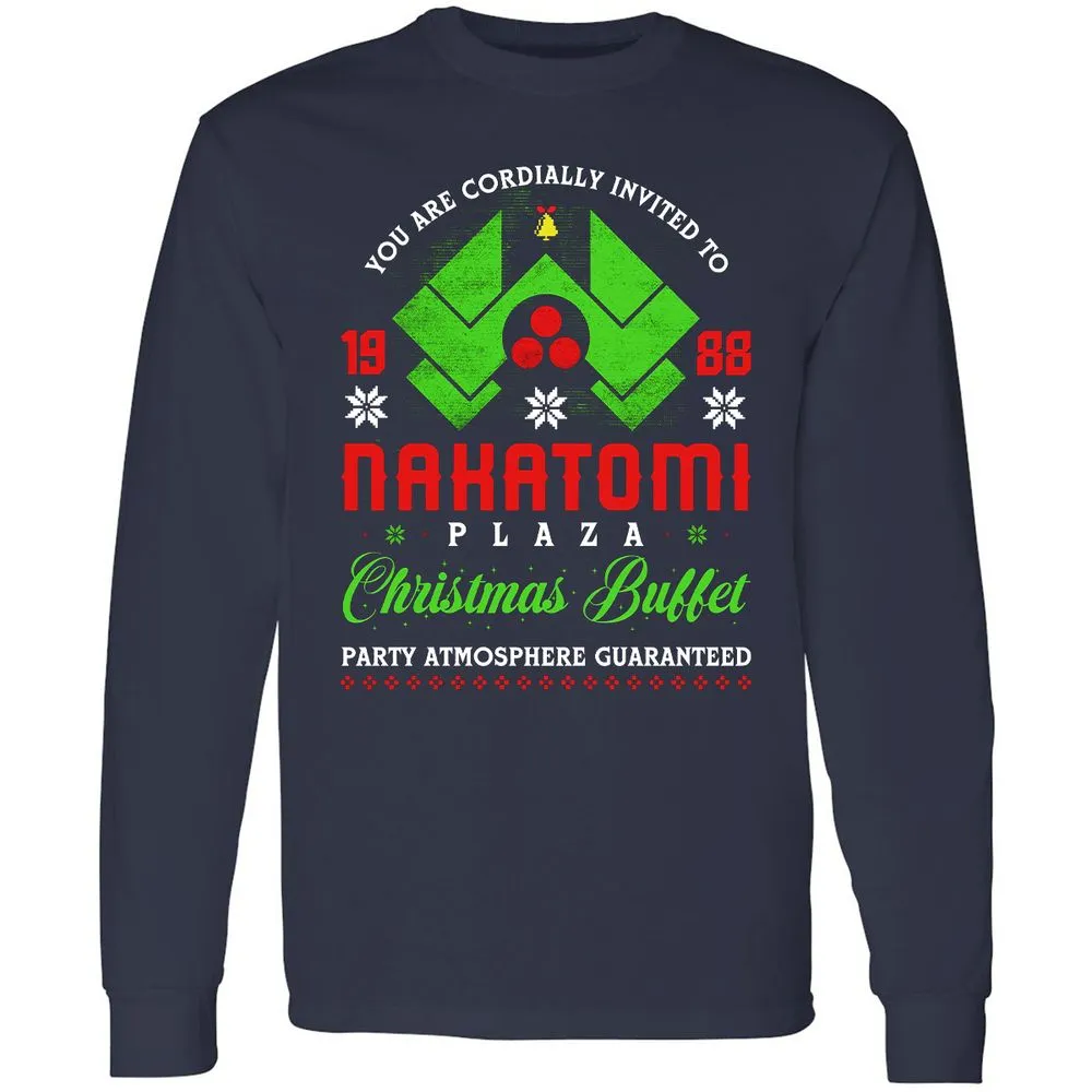 Long Sleeve T-Shirt - YQE7S38U - Navy - 2