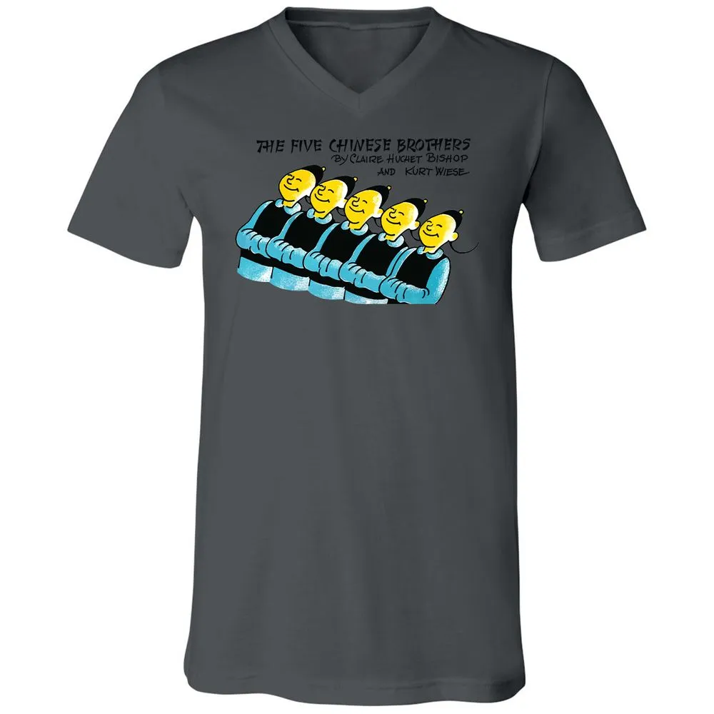 Unisex V-Neck T-Shirt - AMZ1GJRB - Asphalt - 12