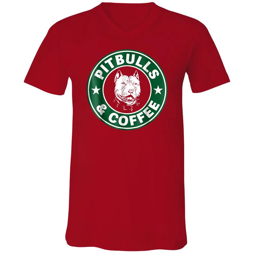 Unisex V-Neck T-Shirt - 1EYWJ7N8 - Red - 3