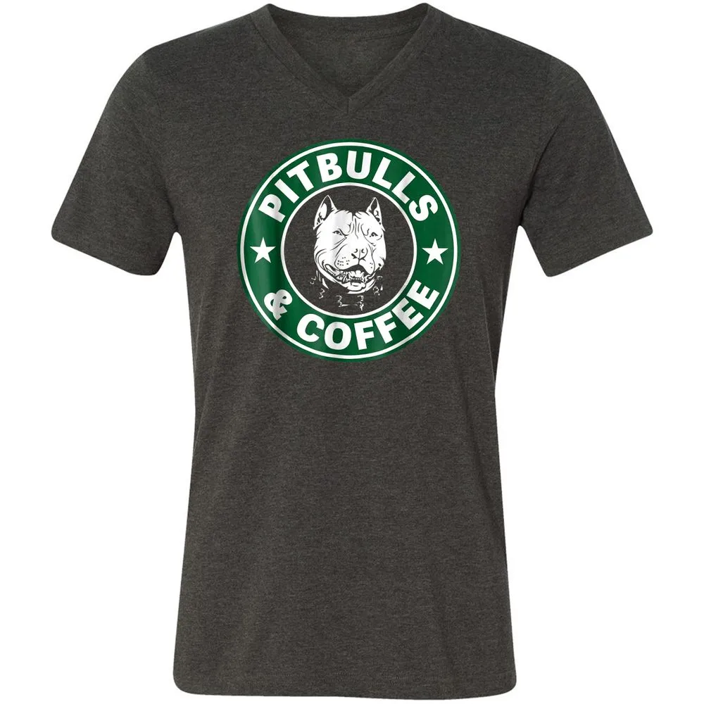 Unisex V-Neck T-Shirt - 1EYWJ7N8 - Dark Grey Heather - 8