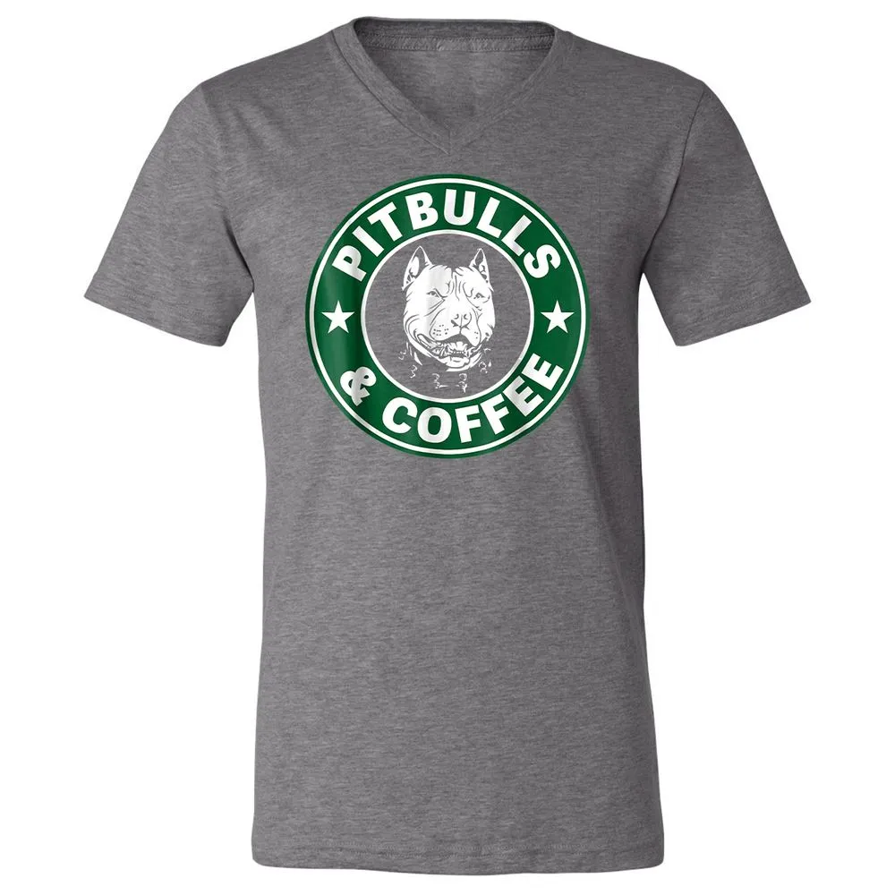 Unisex V-Neck T-Shirt - 1EYWJ7N8 - Deep Heather - 13