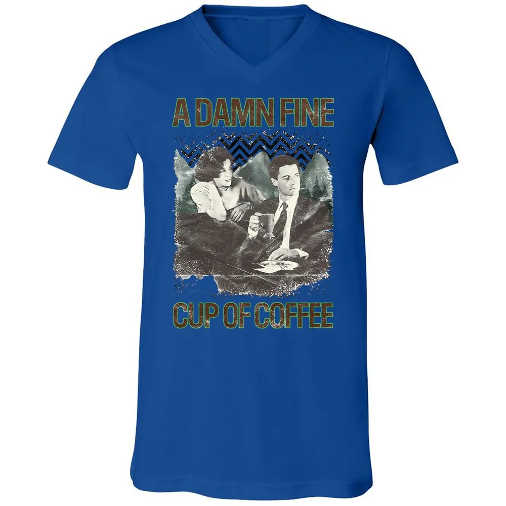Unisex V-Neck T-Shirt - NFF1TDD7 - True Royal - 4