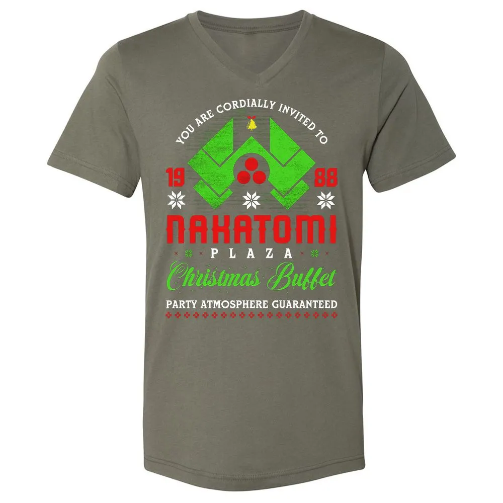 Unisex V-Neck T-Shirt - VSJDBJVV - Military Green - 10