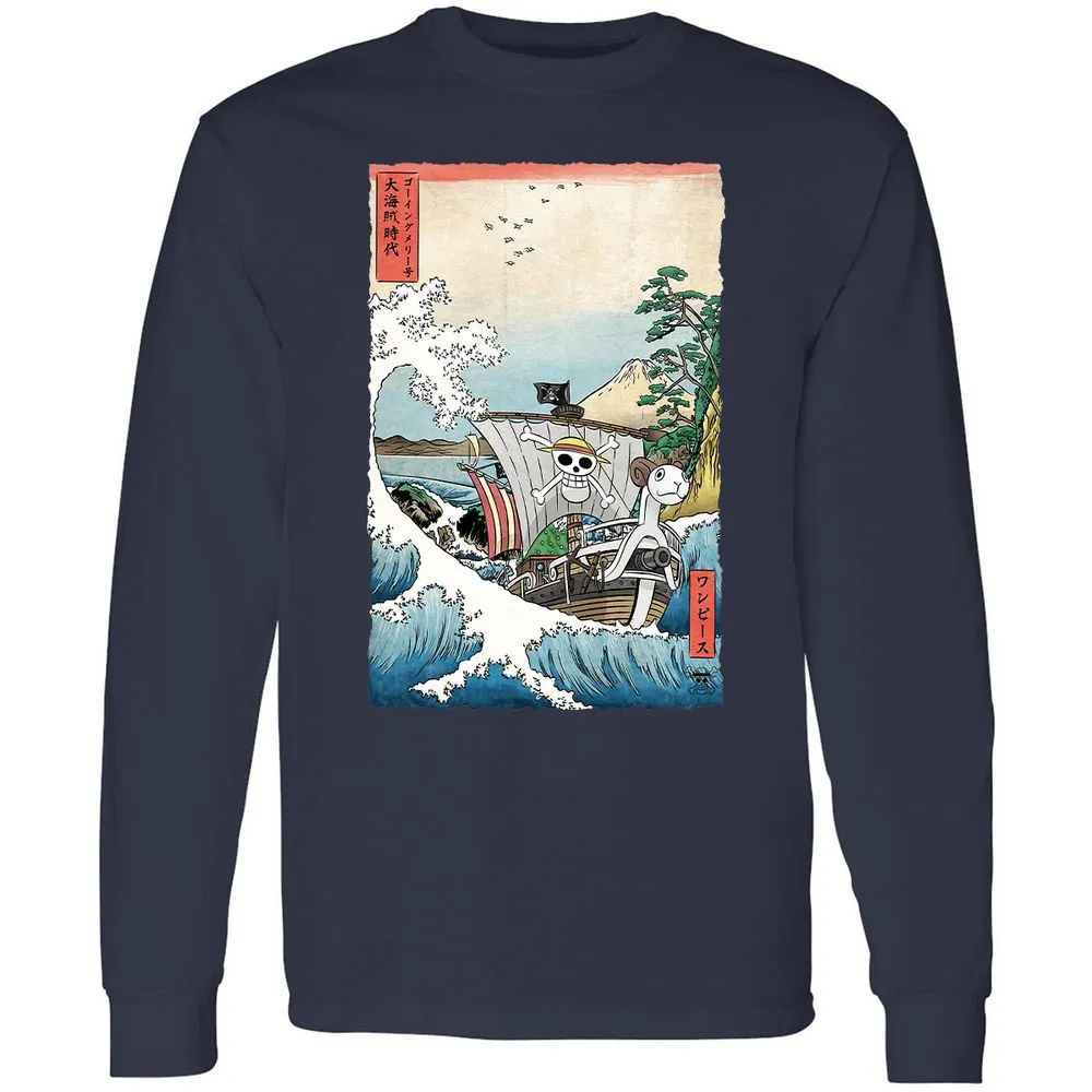Long Sleeve T-Shirt - 739SSWL8 - Navy - 2
