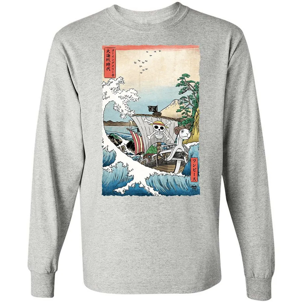 Long Sleeve T-Shirt - 739SSWL8 - Ash - 7