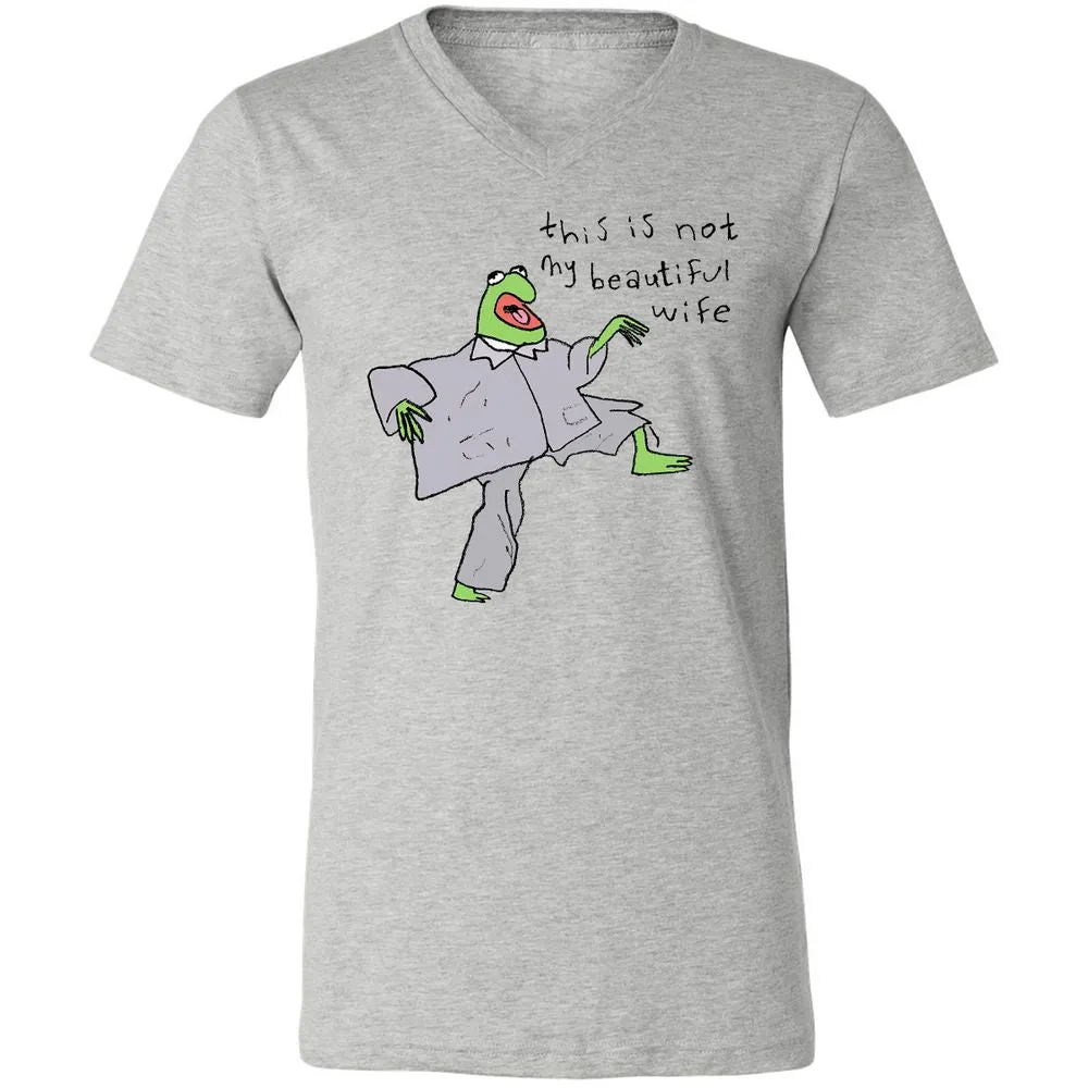 Unisex V-Neck T-Shirt - GYE5PLEM - Athletic Heather - 7