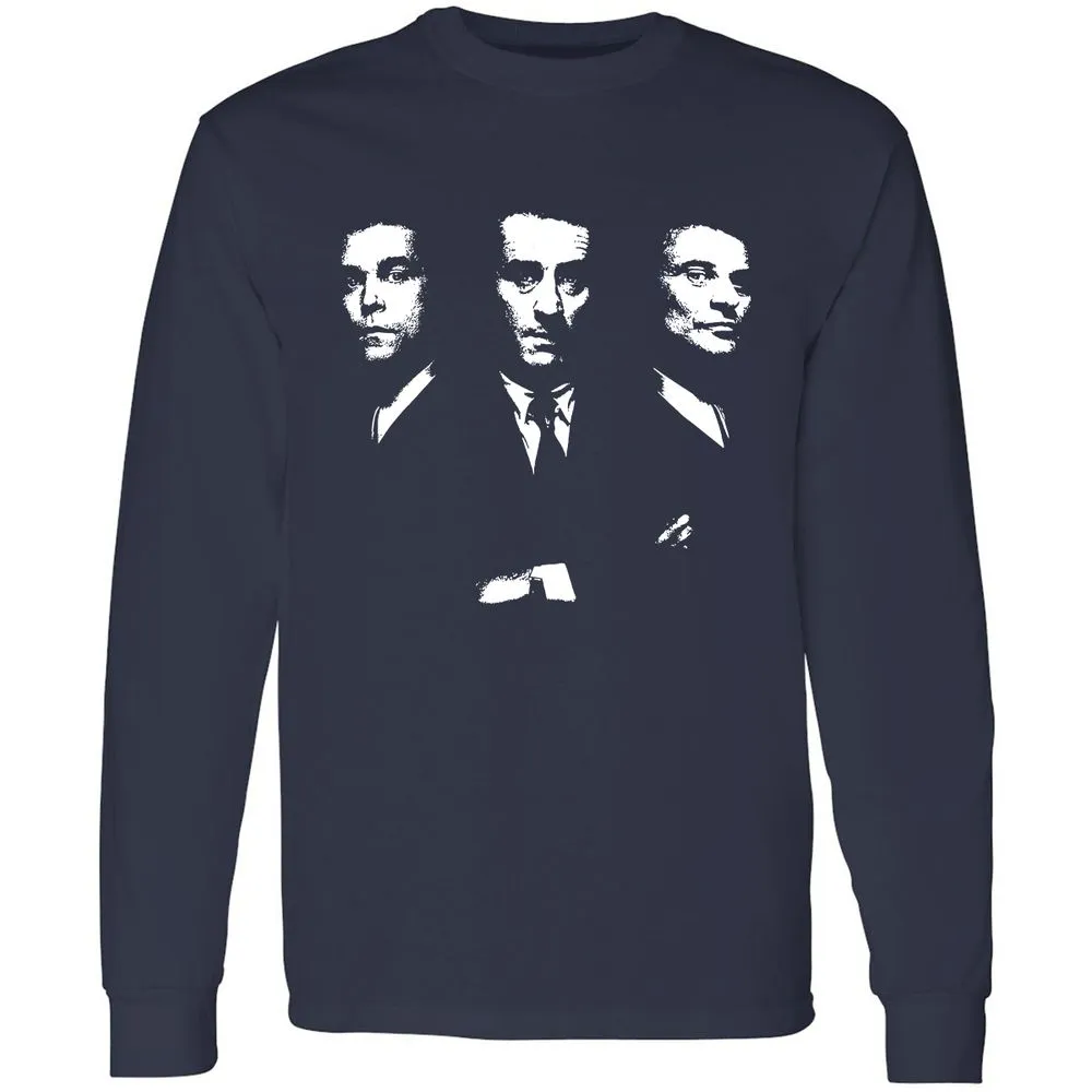 Long Sleeve T-Shirt - 689XYGLW - Navy - 2