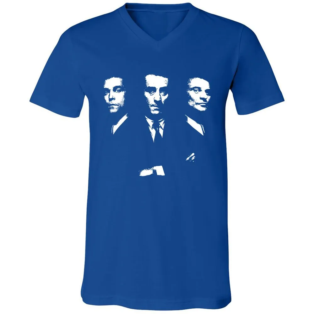 Unisex V-Neck T-Shirt - R2CABGAG - True Royal - 4