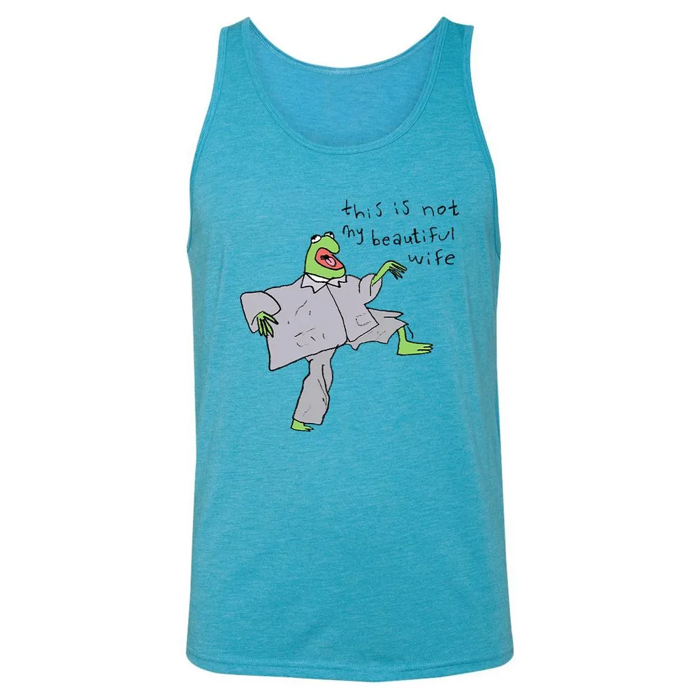 Unisex Jersey Tank - JFDR7VNQ - Aqua Triblend - 3