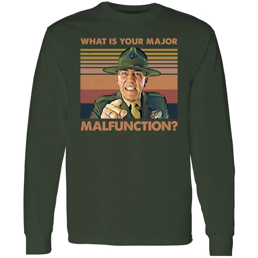Long Sleeve T-Shirt - XVY23QBU - Forest Green - 4