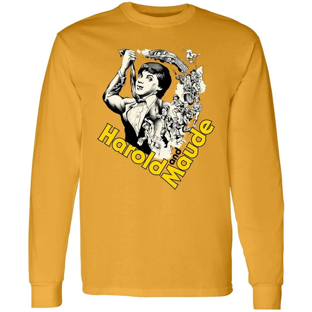 Long Sleeve T-Shirt - DKXUBLL4 - Gold - 9