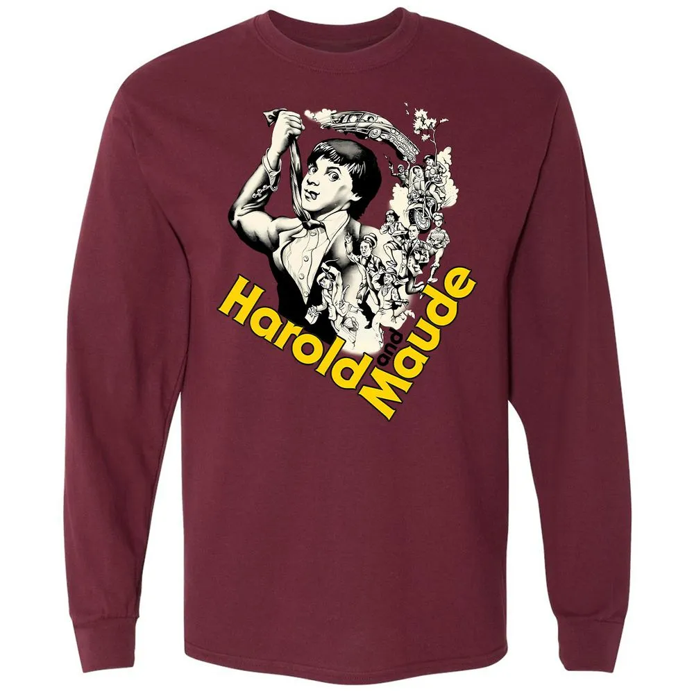 Long Sleeve T-Shirt - DKXUBLL4 - Maroon - 11