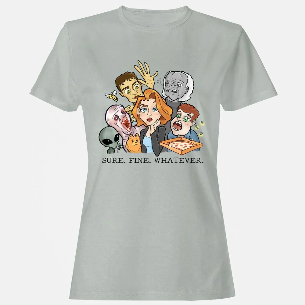 Women's T-Shirt - 7UD5J5P8 - Ash - 2