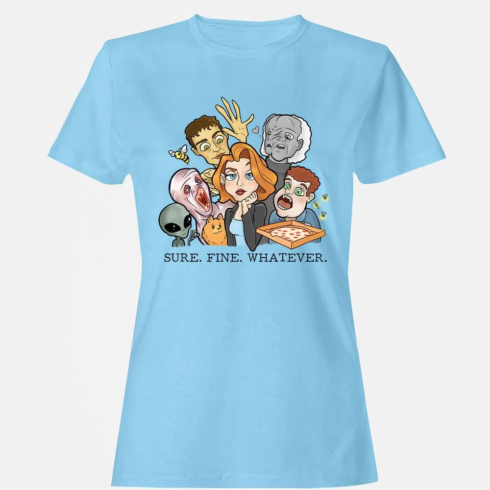 Women's T-Shirt - 7UD5J5P8 - Light Blue - 8