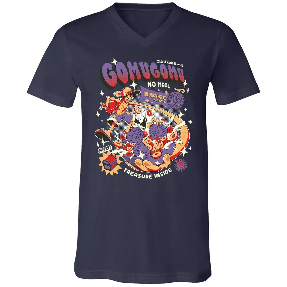 Unisex V-Neck T-Shirt - J5B5RUSE - Navy - 2