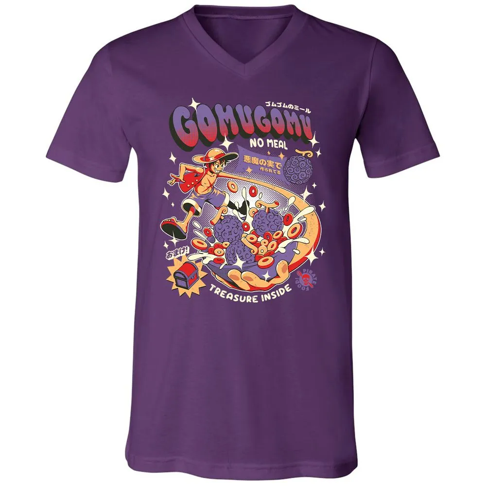 Unisex V-Neck T-Shirt - J5B5RUSE - Team Purple - 9