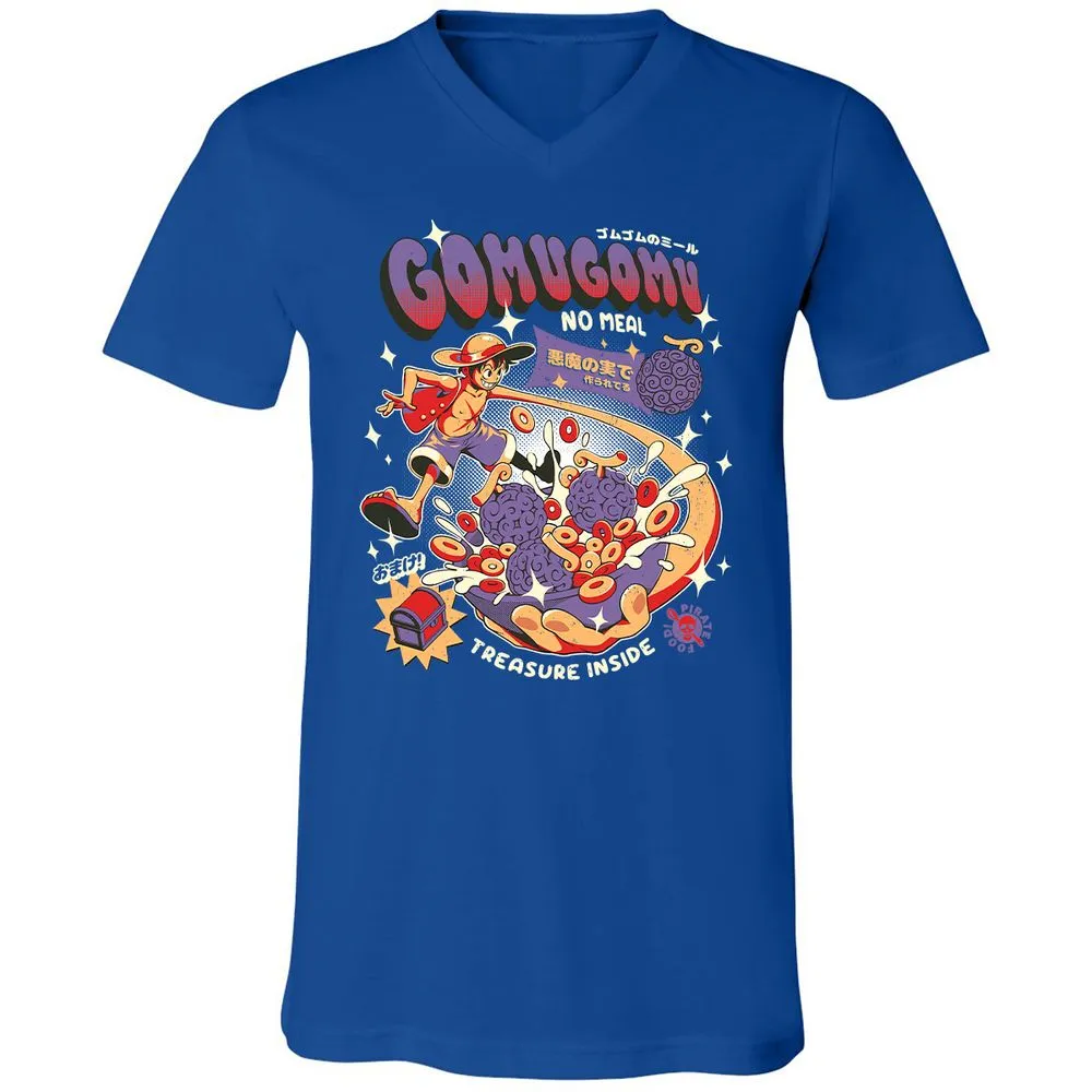 Unisex V-Neck T-Shirt - J5B5RUSE - True Royal - 4