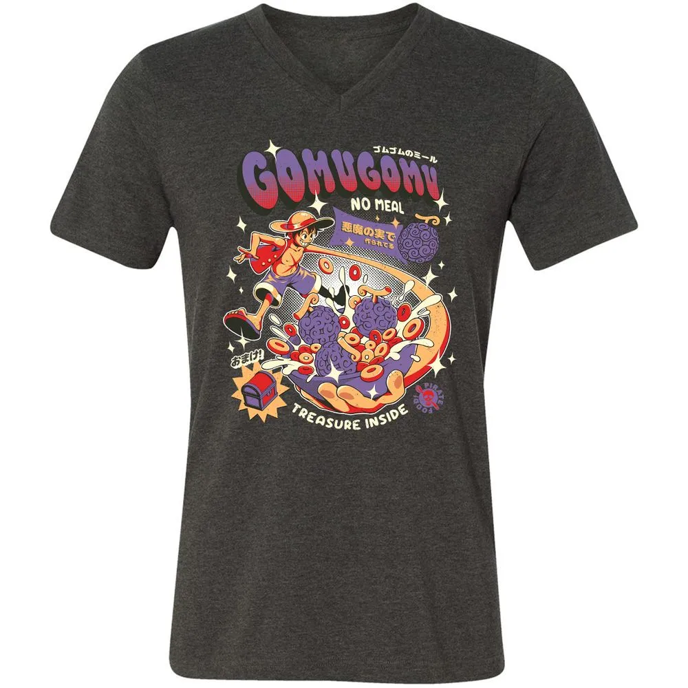 Unisex V-Neck T-Shirt - J5B5RUSE - Dark Grey Heather - 8