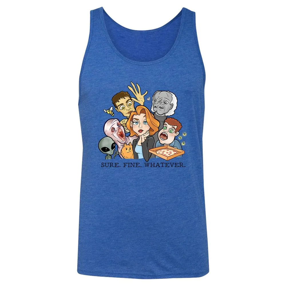 Unisex Jersey Tank - 91FVYHKU - True Royal Triblend - 12