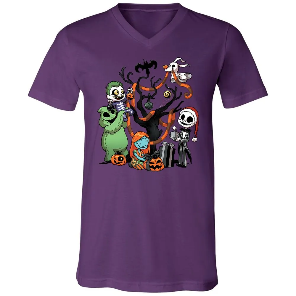 Unisex V-Neck T-Shirt - N5VNT14P - Team Purple - 2