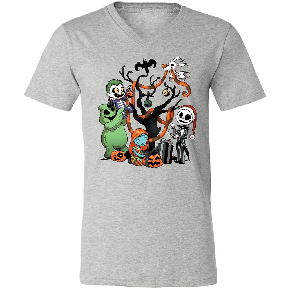 Unisex V-Neck T-Shirt - N5VNT14P - Athletic Heather - 7