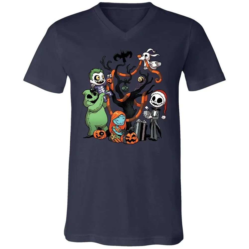 Unisex V-Neck T-Shirt - N5VNT14P - Navy - 9