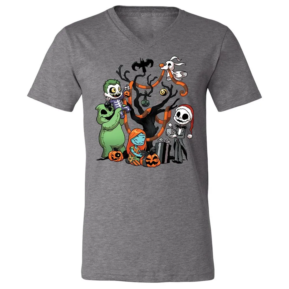 Unisex V-Neck T-Shirt - N5VNT14P - Deep Heather - 13