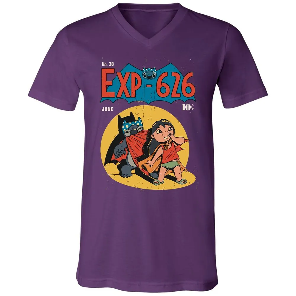 Unisex V-Neck T-Shirt - 37SG9NX4 - Team Purple - 9
