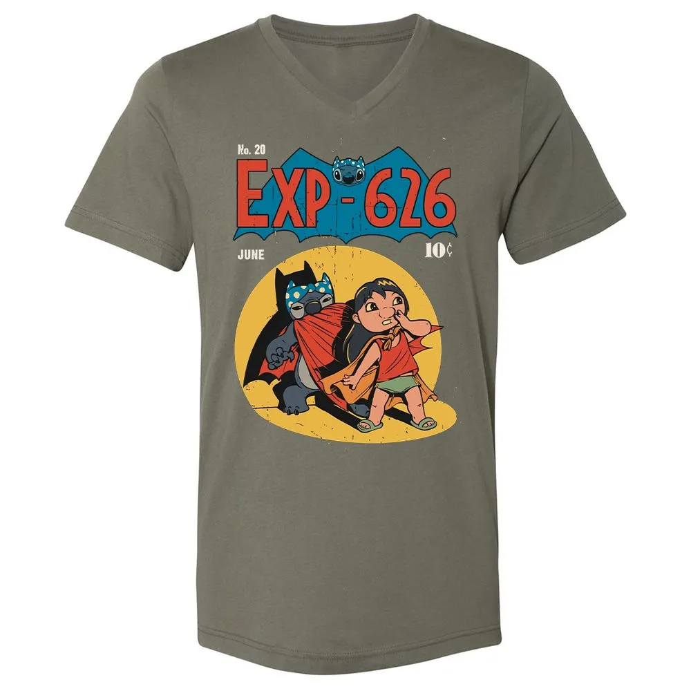 Unisex V-Neck T-Shirt - 37SG9NX4 - Military Green - 10