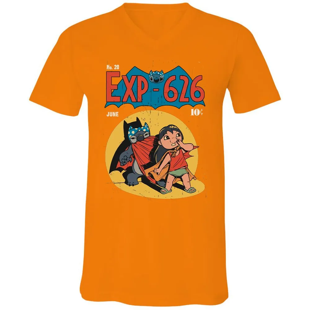 Unisex V-Neck T-Shirt - 37SG9NX4 - Orange - 11