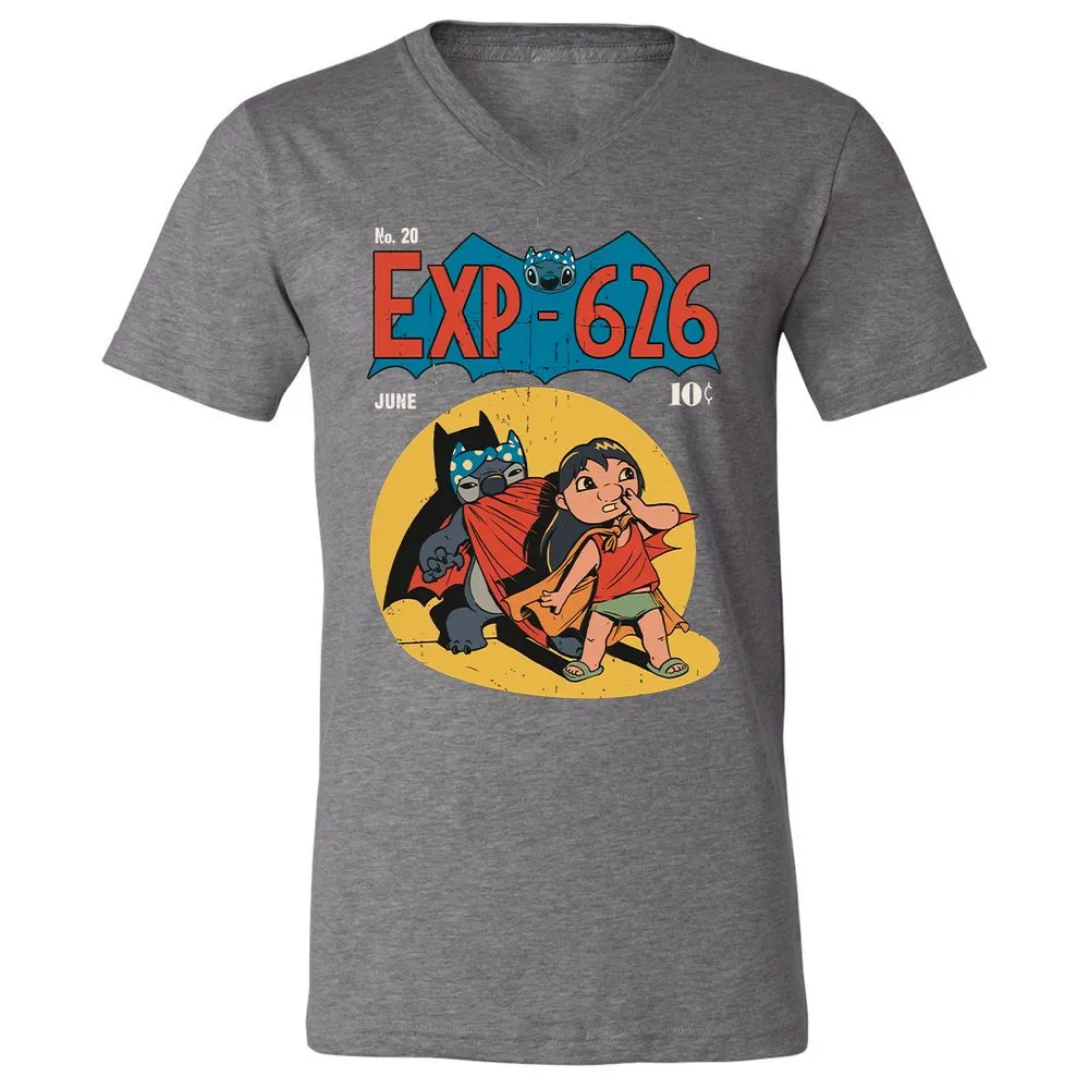 Unisex V-Neck T-Shirt - 37SG9NX4 - Deep Heather - 13
