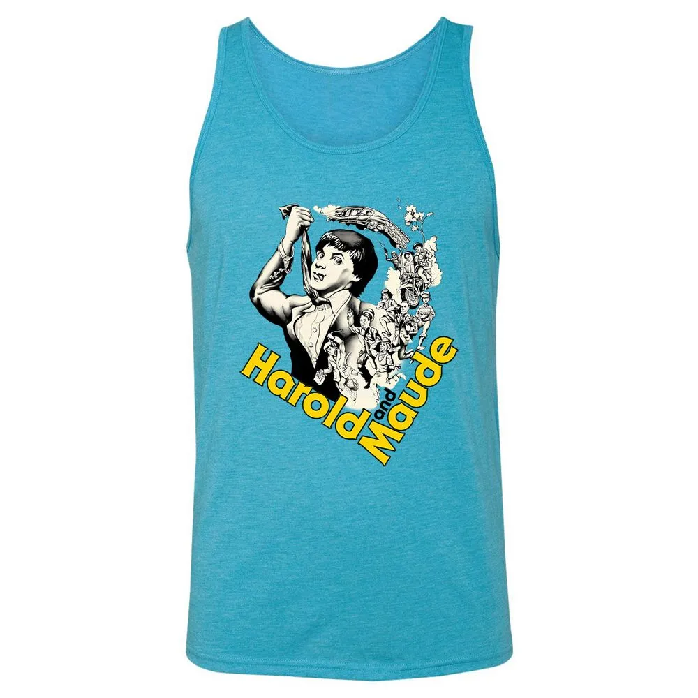 Unisex Jersey Tank - KGJK3NJC - Aqua Triblend - 3