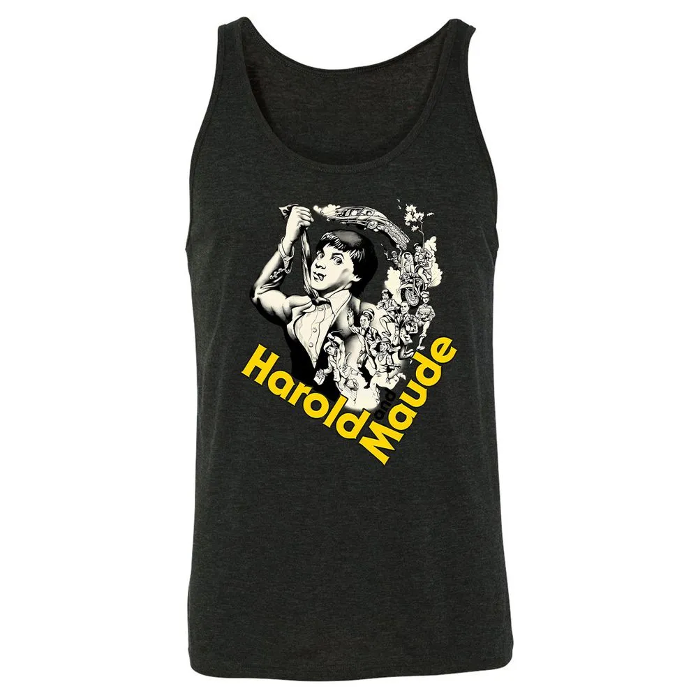 Unisex Jersey Tank - KGJK3NJC - Charcoal Black Triblend - 5