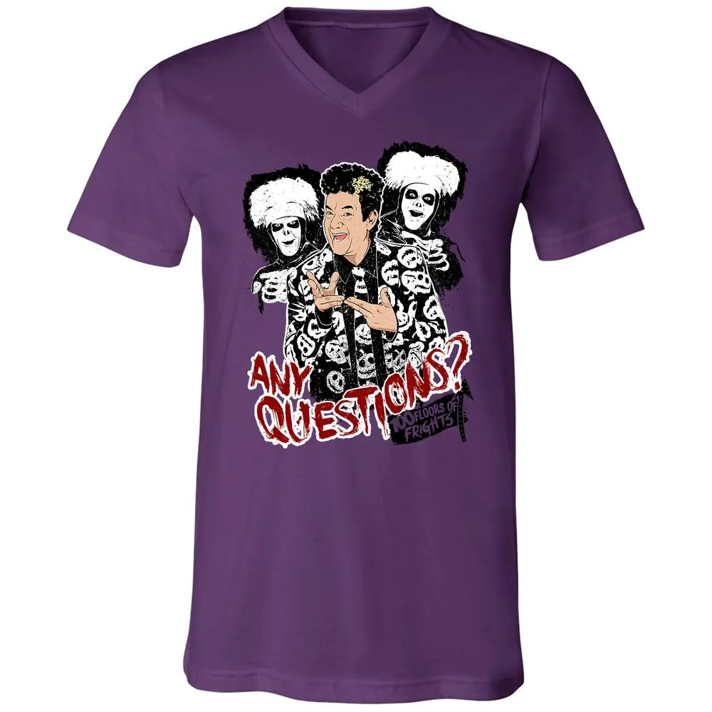 Unisex V-Neck T-Shirt - 64XGU8EA - Team Purple - 2