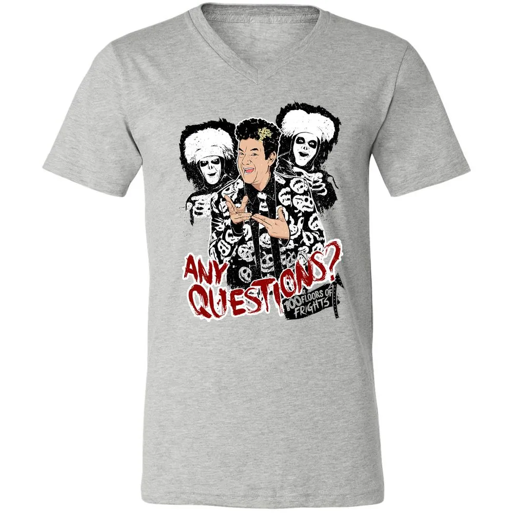 Unisex V-Neck T-Shirt - 64XGU8EA - Athletic Heather - 7